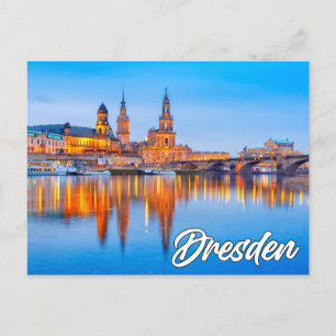 Vacker Dresden, Tyskland Vykort