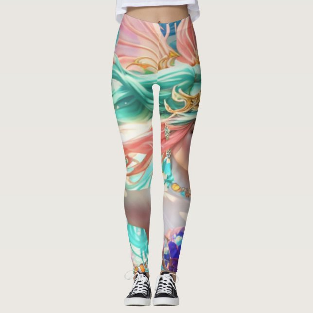 Vacker drottning  leggings (Framsida)