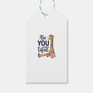 Vacker Du Giraff Rullskridsko Vintage T-Shirt De Presentetikett