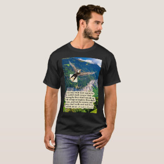 Vacker Eagle Scripture Isaiah 40:31 T Shirt