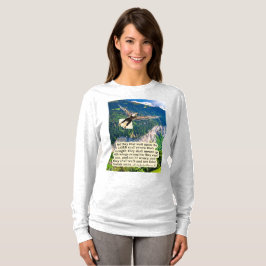 Vacker Eagle Scripture Isaiah 40:31 T Shirt