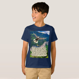 Vacker Eagle Scripture Isaiah 40:31 T Shirt