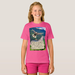 Vacker Eagle Scripture Isaiah 40:31 T Shirt