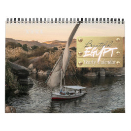 Vacker Egypten Afrika Kalender