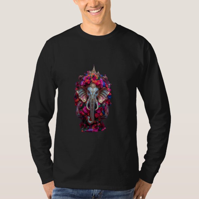Vacker elefant, Ganesh, Ganpati, skydd, g T Shirt (Framsida)