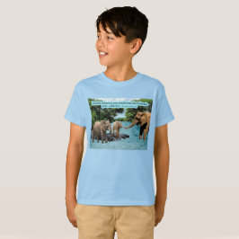 Vacker Elephant Scripture Luke 6:31 T Shirt