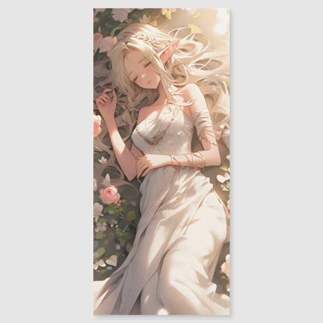 Vacker Elf Girl Anime (Framsida)