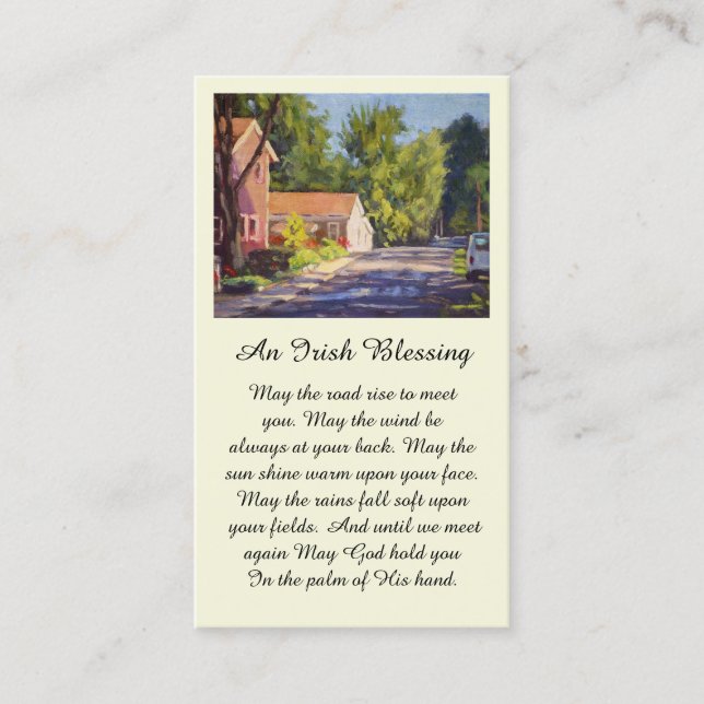 Vacker Elsah Community Street Scene Visitkort (Framsida)