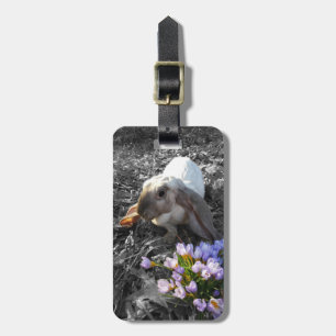 Vacker engelsk loppa med blommor bagagebricka
