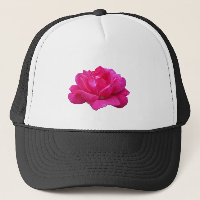 vacker ensam rosa rosblomma keps (Framsida)