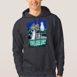 Vacker Eskie och Angel Scripture Matthew 6:33 Hoodie