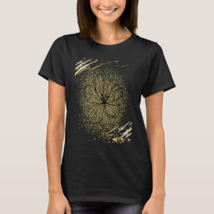 Vacker estetisk blomma Abstrakt blomsterdesign T Shirt