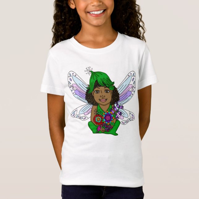 Vacker Ethnic Fairy T Shirt (Framsida)