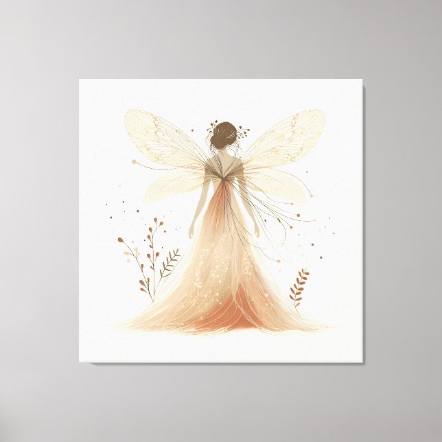 Vacker Fairy Canvas Wall Art - Magic Fantasy (Framsida)