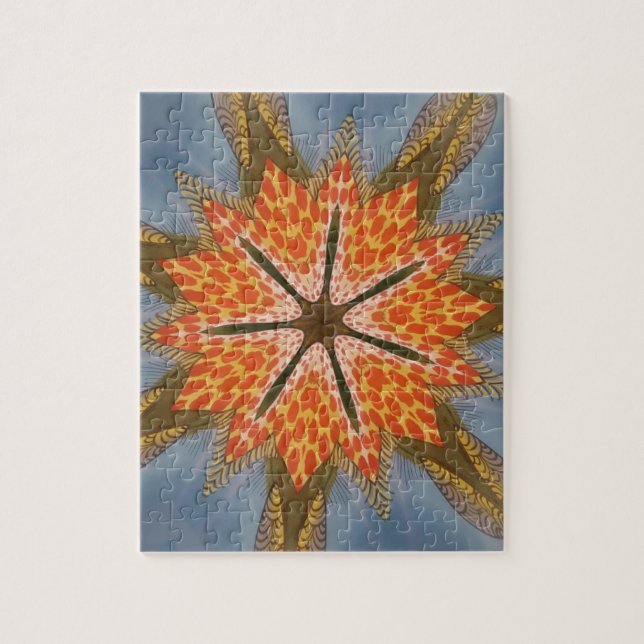 Vacker fantastisk feminin-djur pussel (Vertikal)