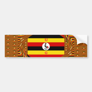 Vacker fantastisk Hakuna Matata Loely Uganda Colo Bildekal