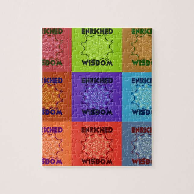 Vacker fantastisk underbar Pop Art Print: Berikad  Pussel (Vertikal)