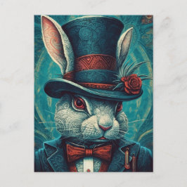 Vacker Fantasy Rabbit Vykort