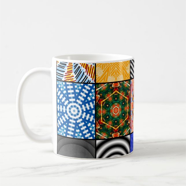 vacker färg av abstraktens bakgrundsabstrakt, är kaffemugg (Vänster)