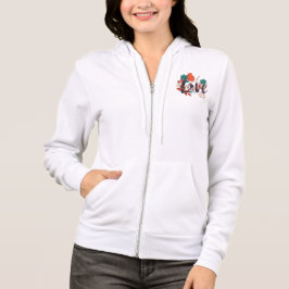 Vacker färg hoodie design t shirt