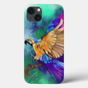 Vacker Färg Parrot iphone case