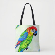 Vacker färgad papegoja Mönster