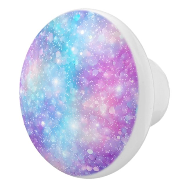 Vacker Färgrik Glittrig Bakgrund Knopp (Höger)