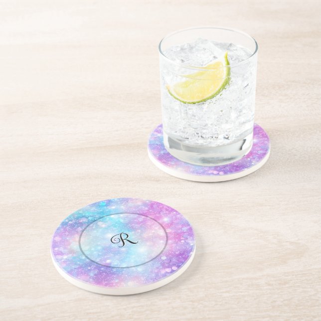 Vacker Färgrik Glittrig Bakgrund Underlägg (Sidan)