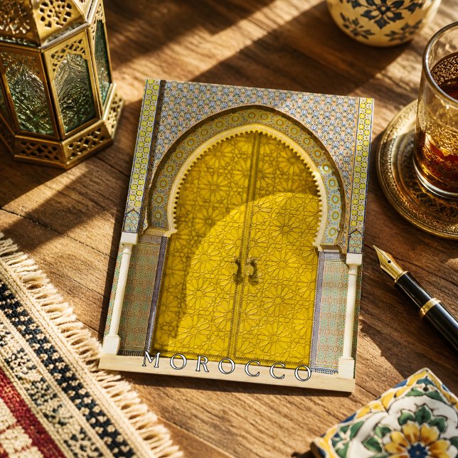 Vacker Färgrik Krukmakeri från Marocko Marrakech Vykort (Skapare uppladdad)