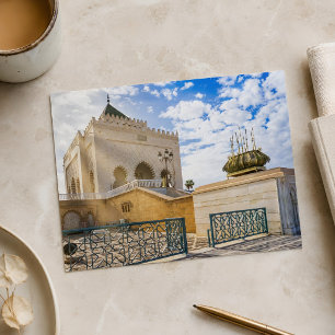 Vacker Färgrik Rabat-arkitektur Vykort
