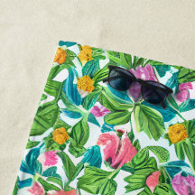Vacker färgrik sommarblommig mönster grön rosa