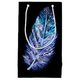 Vacker Feather Gift Bag - Välj Färg