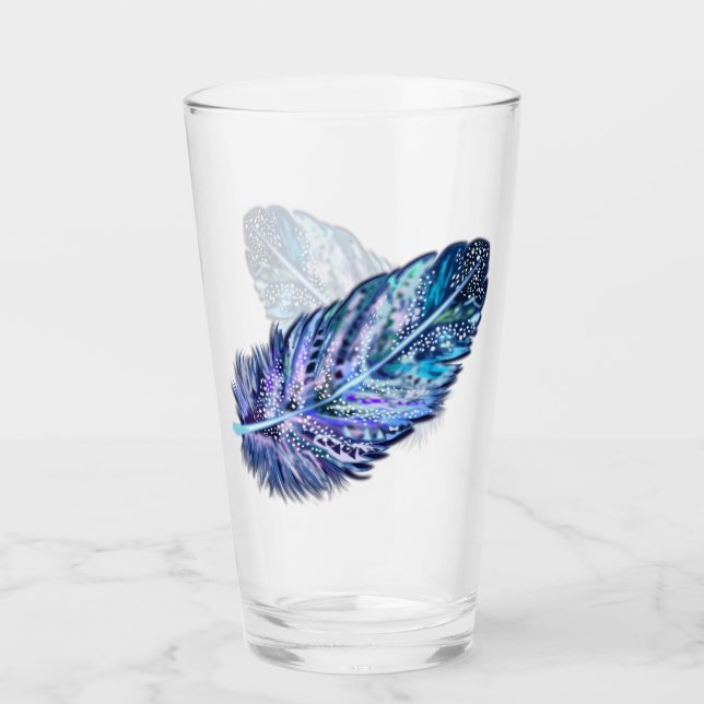 Vacker Feather Glaskopp (Framsida)
