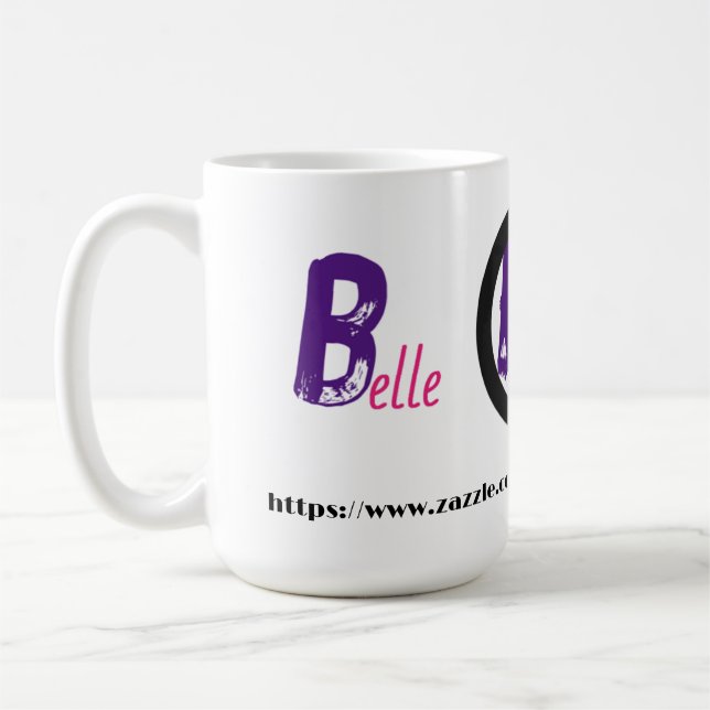 Vacker femme fatale kaffemug kaffemugg (Vänster)