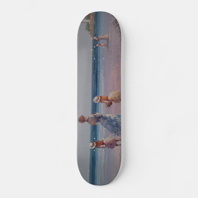 Vacker fin bildskiva mini skateboard bräda 18,5 cm (Framsida)