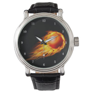 Vacker Fire Boll Wrist Watch Armbandsur