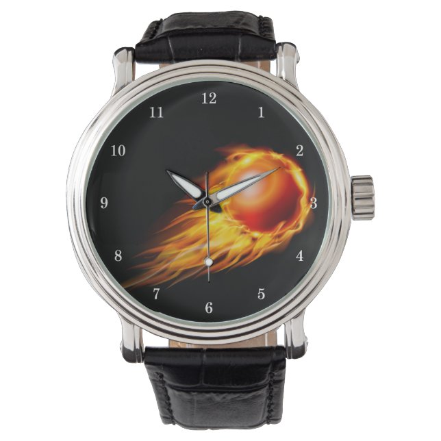 Vacker Fire Boll Wrist Watch Armbandsur (Framsida)