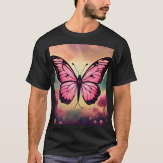 Vacker Fjäril Grafisk T-Shirt – Stilig Natur