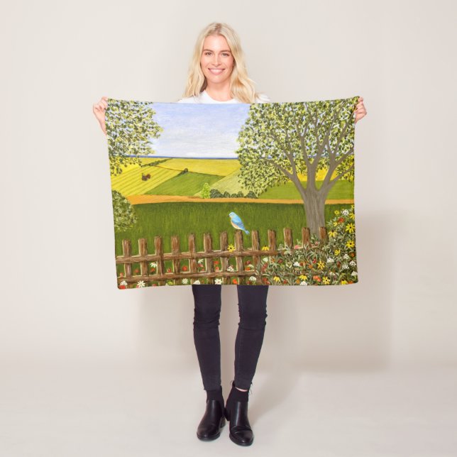 Vacker Fleecefilt (På plats)