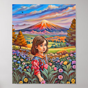 Vacker flicka från Ararat Poster Papper (Matte)