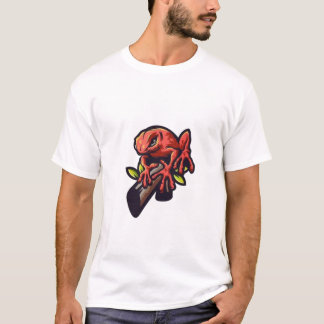 Vacker flicka groda t shirt