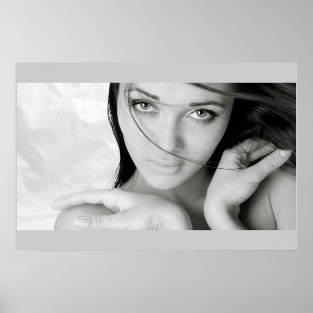 vacker flicka poster (Framsidan)