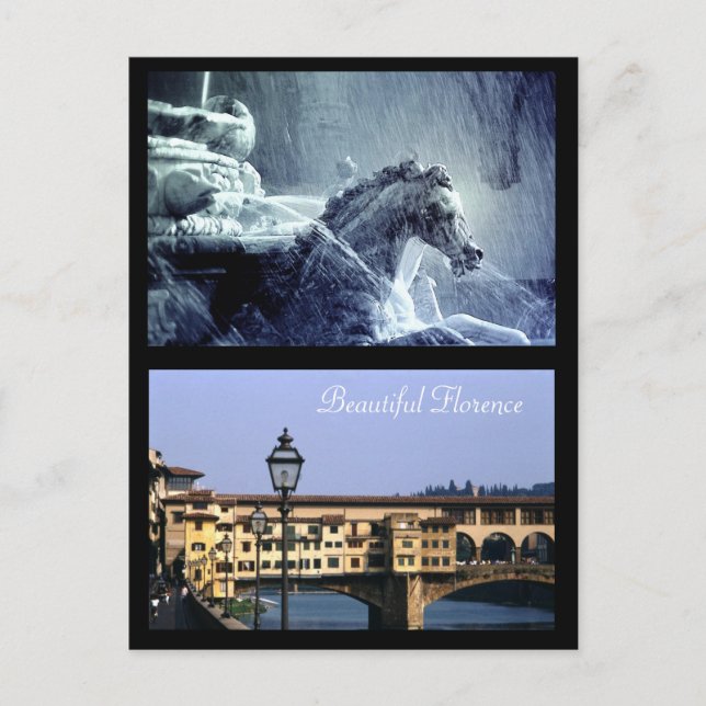 vacker Florence | vykort (Framsida)