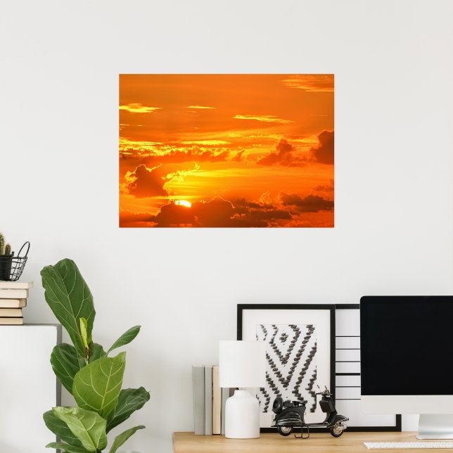 Vacker Florida soluppgång Poster (Hemmakontoret)