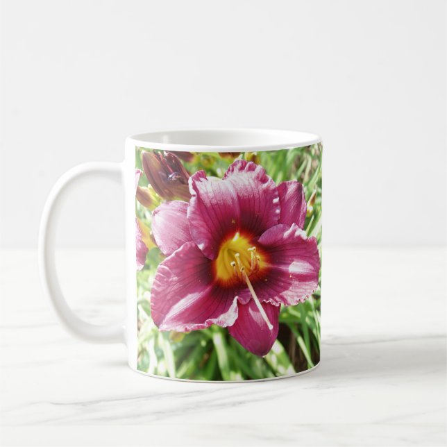Vacker Flower Coffee Mugg (Vänster)