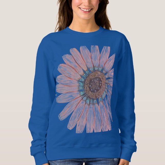 Vacker Flower T Shirt (Framsida)