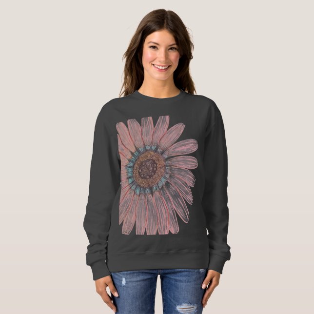 Vacker Flower T Shirt (Hel framsida)
