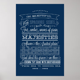 vacker, för rymliga himlar poster