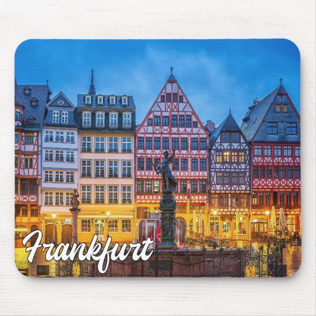 Vacker Frankfurt, Tyskland Musmatta (Framsidan)