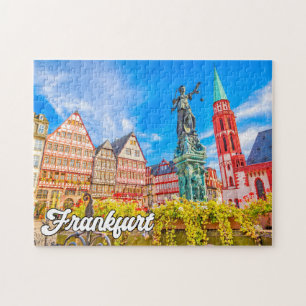 Vacker Frankfurt, Tyskland Pussel